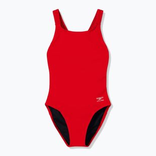 Moteriškas vientisas maudymosi kostiumėlis Speedo Solid Endurancex Leaderback team red