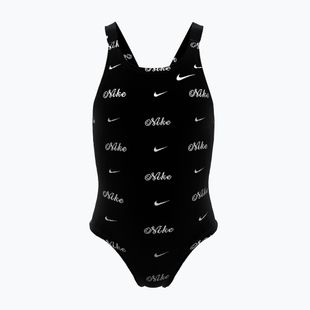 Vaikiškas vientisas maudymosi kostiumėlis Nike Hydrastrong Multi Pr jet black
