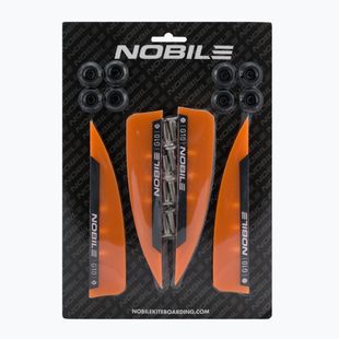 Nobile 15 Fin G10 kiteboard pelekai (4 vnt.) oranžiniai NBL-F15-G10
