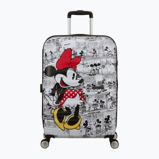 Kelioninis lagaminas American Tourister Disney Wavebreaker 64 l  minnie comics white