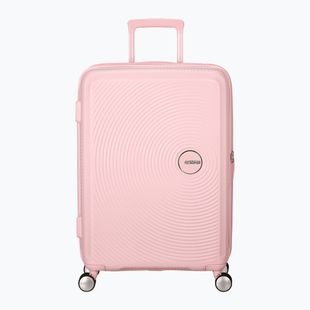 American Tourister Soundbox 81 l pastelinės rožinės spalvos kelioninis dėklas