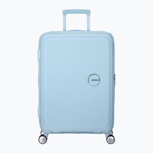 American Tourister Soundbox 81 l pastelinės mėlynos spalvos kelioninis dėklas