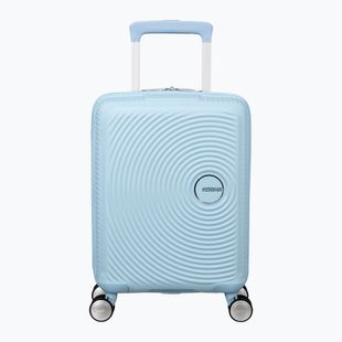 American Tourister Soundbox Mini 22 l pastelinės mėlynos spalvos kelioninis dėklas