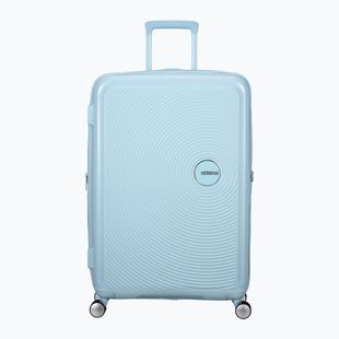 American Tourister Soundbox kelioninis lagaminas 110 l pastelinės mėlynos spalvos