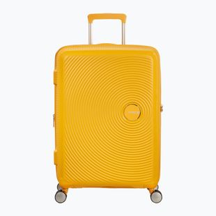 Kelioninis lagaminas American Tourister Soundbox 81 l golden yellow