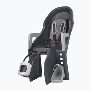Sėdynė vaikui dviračiui Polisport Guppy Maxi+ FF dark grey/silver