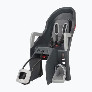 Sėdynė vaikui dviračiui Polisport Guppy Maxi+ RS dark grey/silver