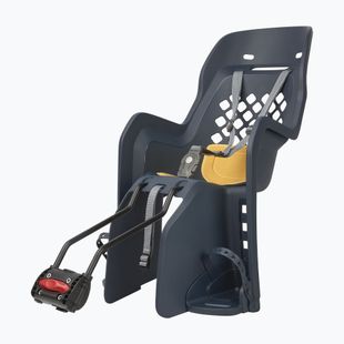 Polisport Joy FF 29 džinsinė/geltona dviračių sėdynė