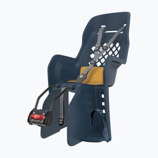 Polisport Joy FF džinsinė/geltona dviračių sėdynė