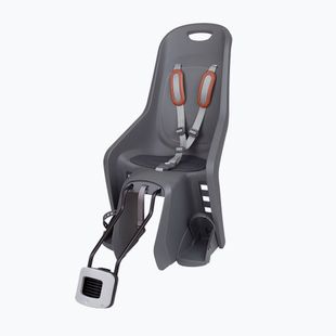 Sėdynė vaikui dviračiui Polisport Bubbly Maxi Plus 29 charcoal grey/brown