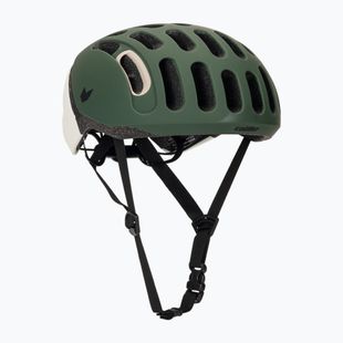 MTB dviratininko šalmas Catlike Whisper II green forest/white matte