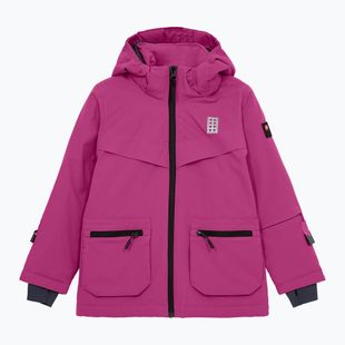 Vaikiška slidinėjimo striukė LEGO Lwjad 804 dark pink