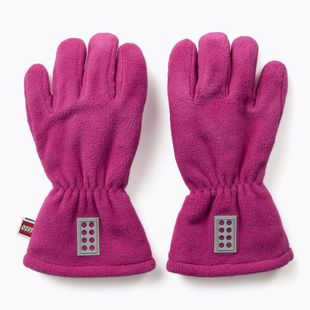 Vaikiškos žieminės pirštinės LEGO Lwazun 722 fuchsia