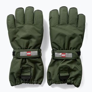 Vaikiškos slidinėjimo pirštinės LEGO Lwatlin 700 dark green
