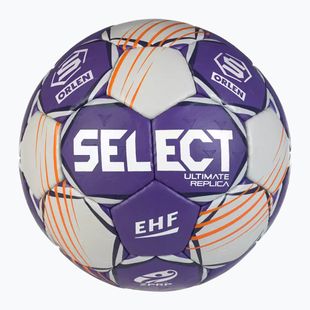 Rankinio kamuolys SELECT Ultimate Replica Orlen Superliga v24 EHF grey/purple dydis 0