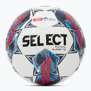 Futbolo kamuolys SELECT Futsal Super TB FIFA Fogo Ekstraklasa v24 white/red dydis 4