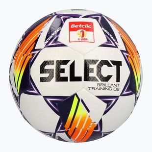 Futbolo kamuolys SELECT Brillant Training DB Betclic 1 Liga v24 white/purple