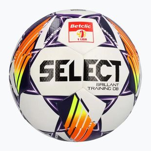 Futbolo kamuolys SELECT Brillant Training DB Betclic 1 Liga v24 white/purple