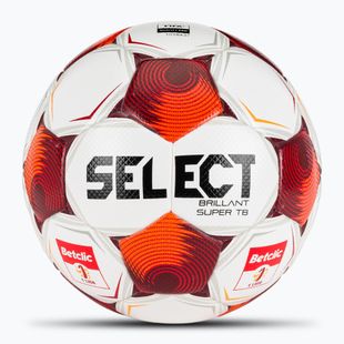 Futbolo kamuolys SELECT Brillant Super FIFA Betclic 1 v25 white/red dydis 5