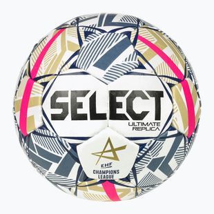 Rankinio kamuolys SELECT Ultimate EHF Champios League LM V26 Replica rozmiar 3 white/red