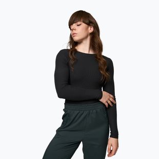 Moteriškas treniruočių bodis Girlfriend Collective Ava Scoop Back black