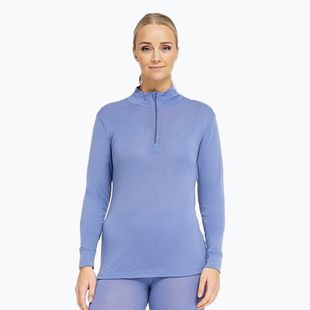 Moteriškas termo džemperis Dovre Wool Zip blue