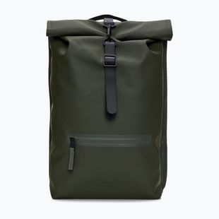 Miestinis kuprinė Rains Rucksack Rolltop 13 + 4 l green