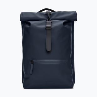 Miestinis kuprinė Rains Rucksack Rolltop 13 + 4 l navy