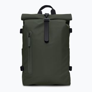 Miesto kuprinė Rains Rolltop Rucksack Large 23 l green