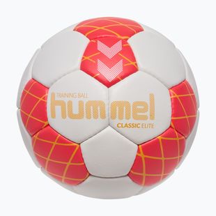 Rankinio kamuolys Hummel Classic Elite HB off white/red/orange size 3