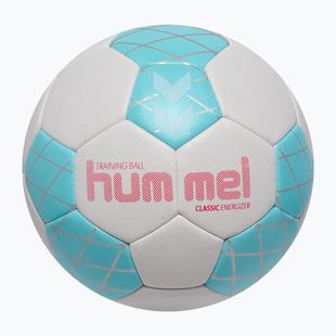 Rankinio kamuolys Hummel Classic Energizer off white/light blue/marine size 0