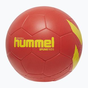 Vaikiškas rankinio kamuolys Hummel Classic Spume HB Jr burgundy/yellow size 0.0