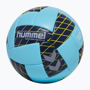 Rankinio kamuolys Hummel Evolution Energizer AR HB light blue/marine/yellow size 3
