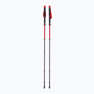 Ski touring lazdos Viking Spider black/red