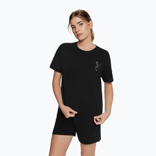 Moteriški treniruočių marškinėliai Cardio Bunny Bright black