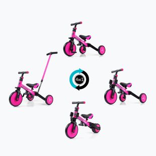 Milly Mally 4in1 triratis Optimus Plus rožinis
