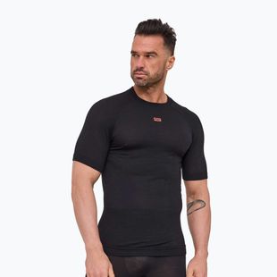 Vyriški termo marškinėliai Brubeck Active Merino black