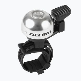 Dviračio skambutis ACCENT Ding sidabrinis