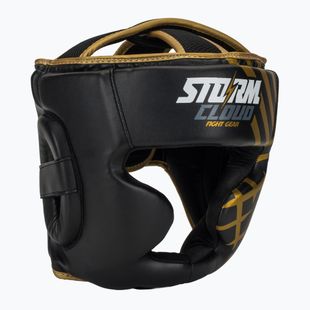 Bokso šalmas StormCloud Lynx black/gold