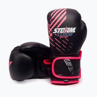 Bokso pirštinės StormCloud Lynx black/pink