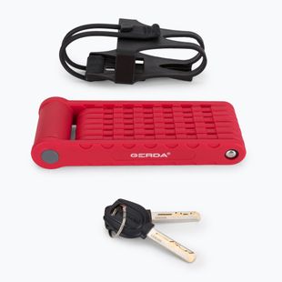 GERDA Fold Lite 950V dviračių užraktas raudonos spalvos 0SF00095000.MXV2YP