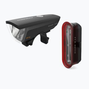 Dviračių žibintų rinkinys KROSS Quark Set 2.0 black