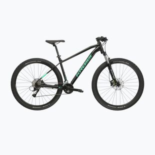 Kalnų dviratis KROSS Level 1.0 black/green/gloss