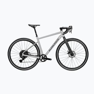 Gravel dviratis KROSS Esker 1.0 grey/graphite/matte