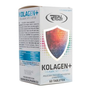 Kolagenas Real Pharm Kolagen+ 60 tablečių