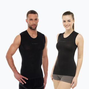 Termoaktyvūs marškinėliai Brubeck Base Layer tamsiai pilki