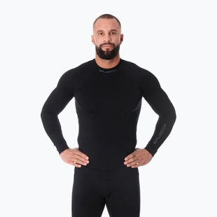 Vyriški termoaktyvūs marškinėliai Brubeck Extreme Thermo juoda