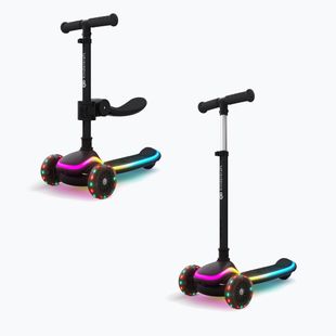 Vaikiškas triratis paspirtukas Kinderkraft Raket Up black