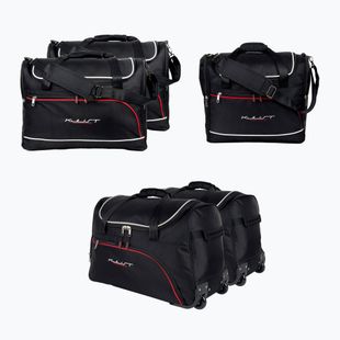 Bagažinės krepšių komplektas KJUST Mercedes-Benz A Sedan 2018+ 5 vnt. Juodas