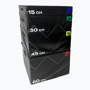 Pliometrinė dėžė THORN FIT Soft Plyo Box set black